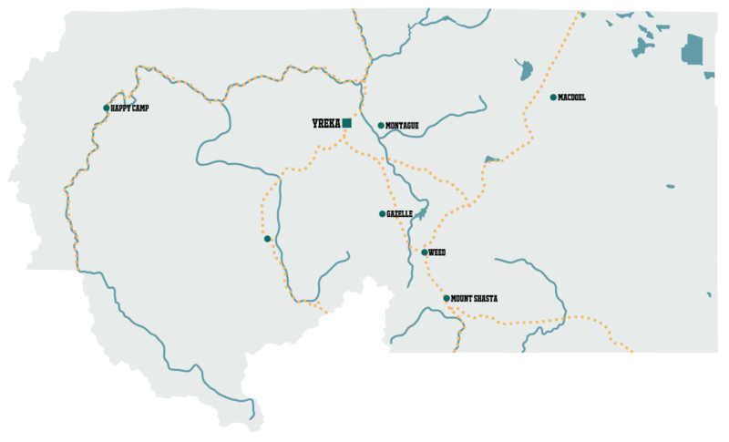 Siskiyou County Map