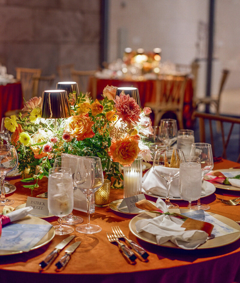 Fall wedding flowers by Jackson Durham Events