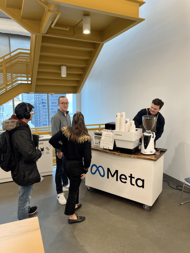 coffee catering for Meta