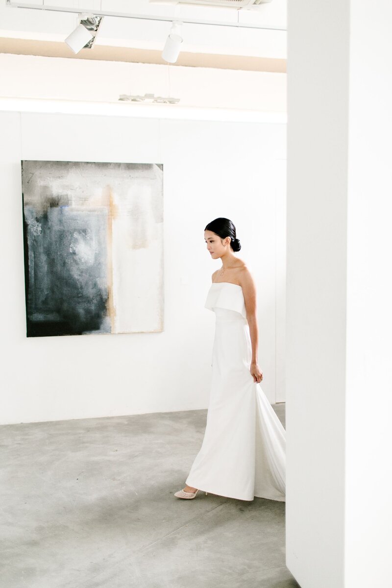 382Singapore Modern Art Gallery Wedding Editorial Photography_MARITHA MAE
