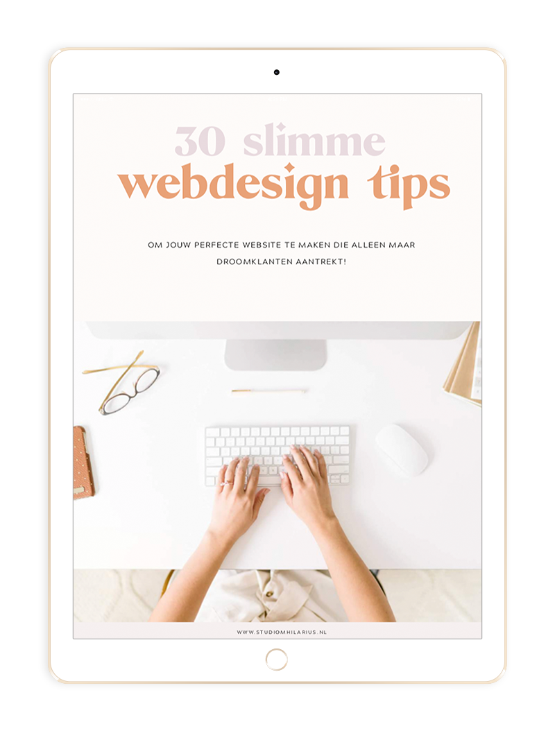 Mock up 30 slimme webdesign tips