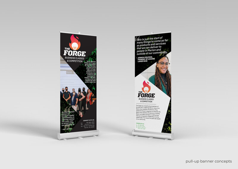 pull up banner mockups