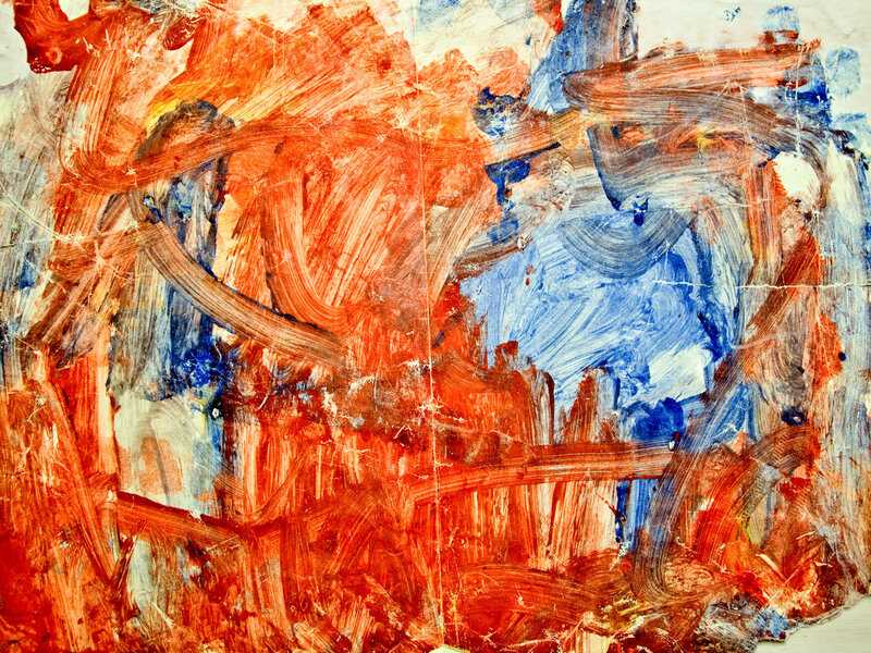 Brent Ray Fraser Abstract Painting 02 1982