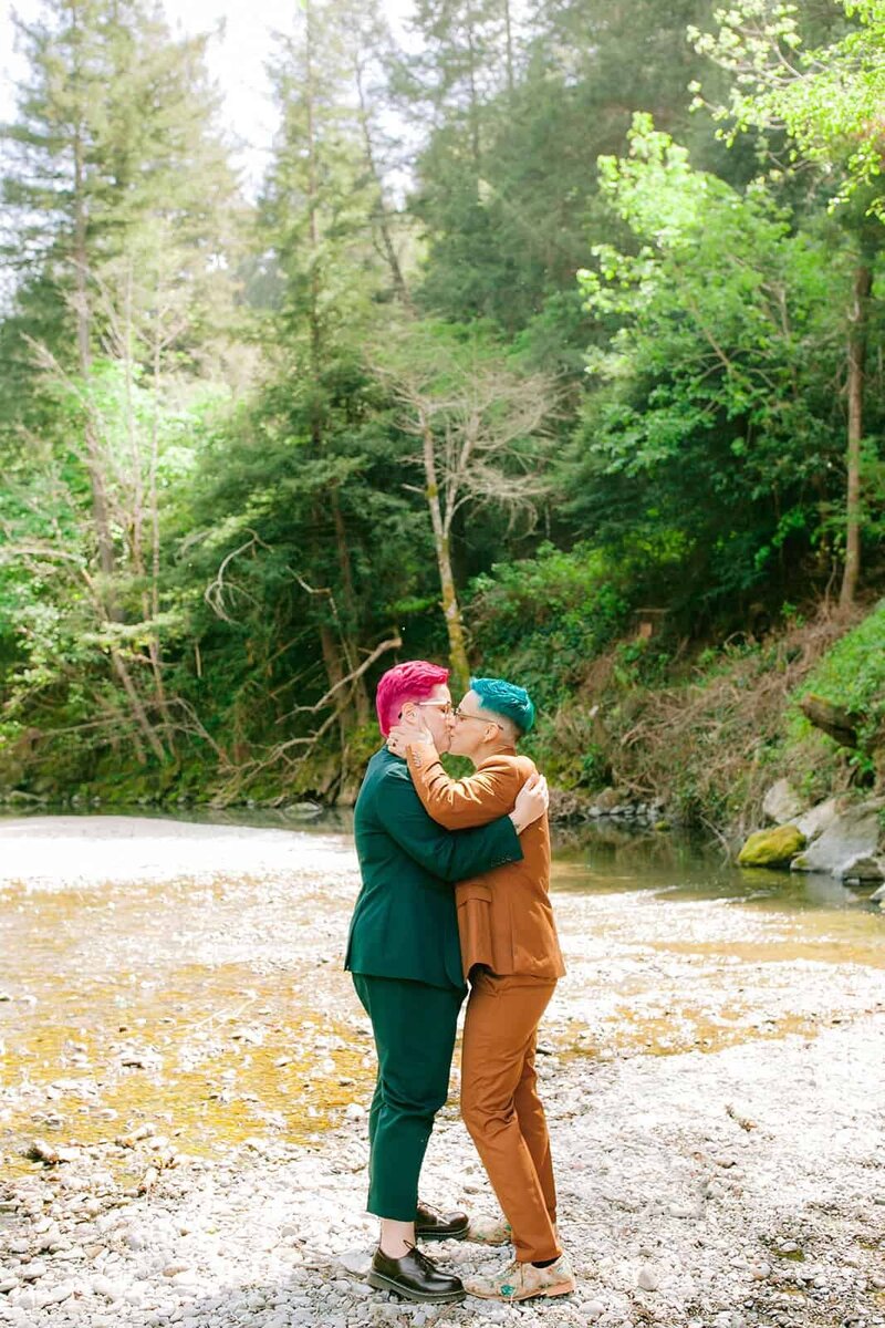 Guerneville Wedding - Lesbian Wedding - GunnShot Photography 