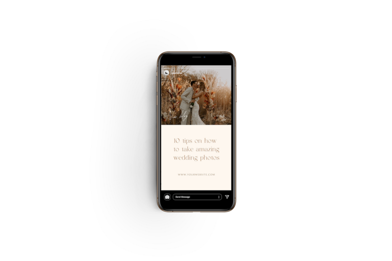 Boho Instagram story templates for photographer Honey Seed 1