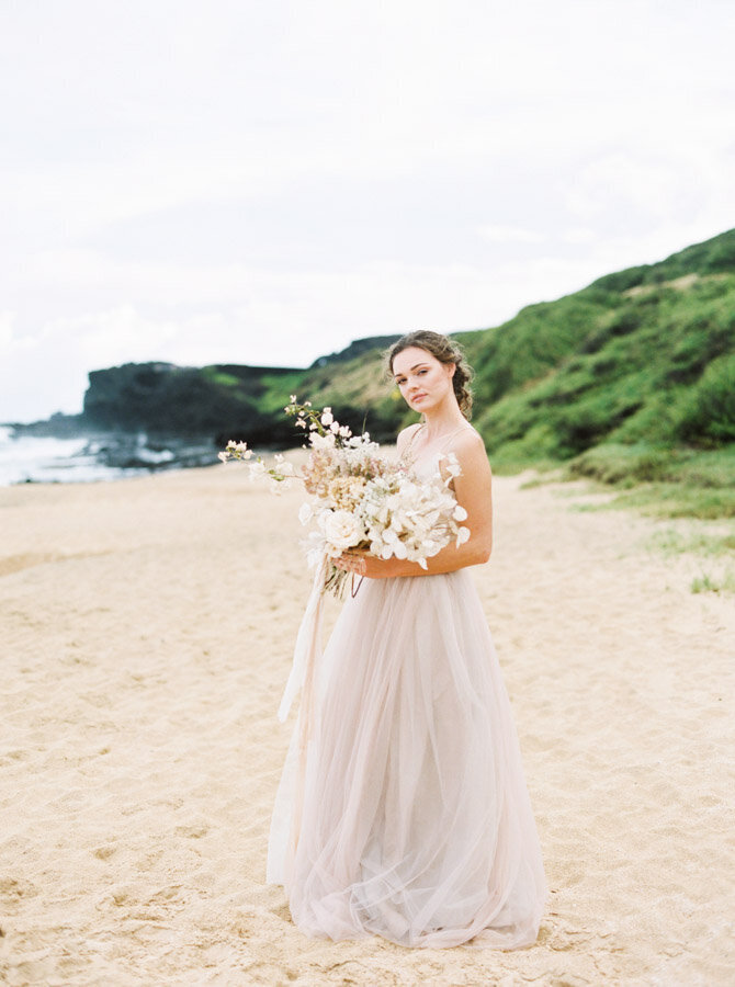 00056- Fine Art Film Hawaii Destination Elopement Wedding Photographer Sheri McMahon