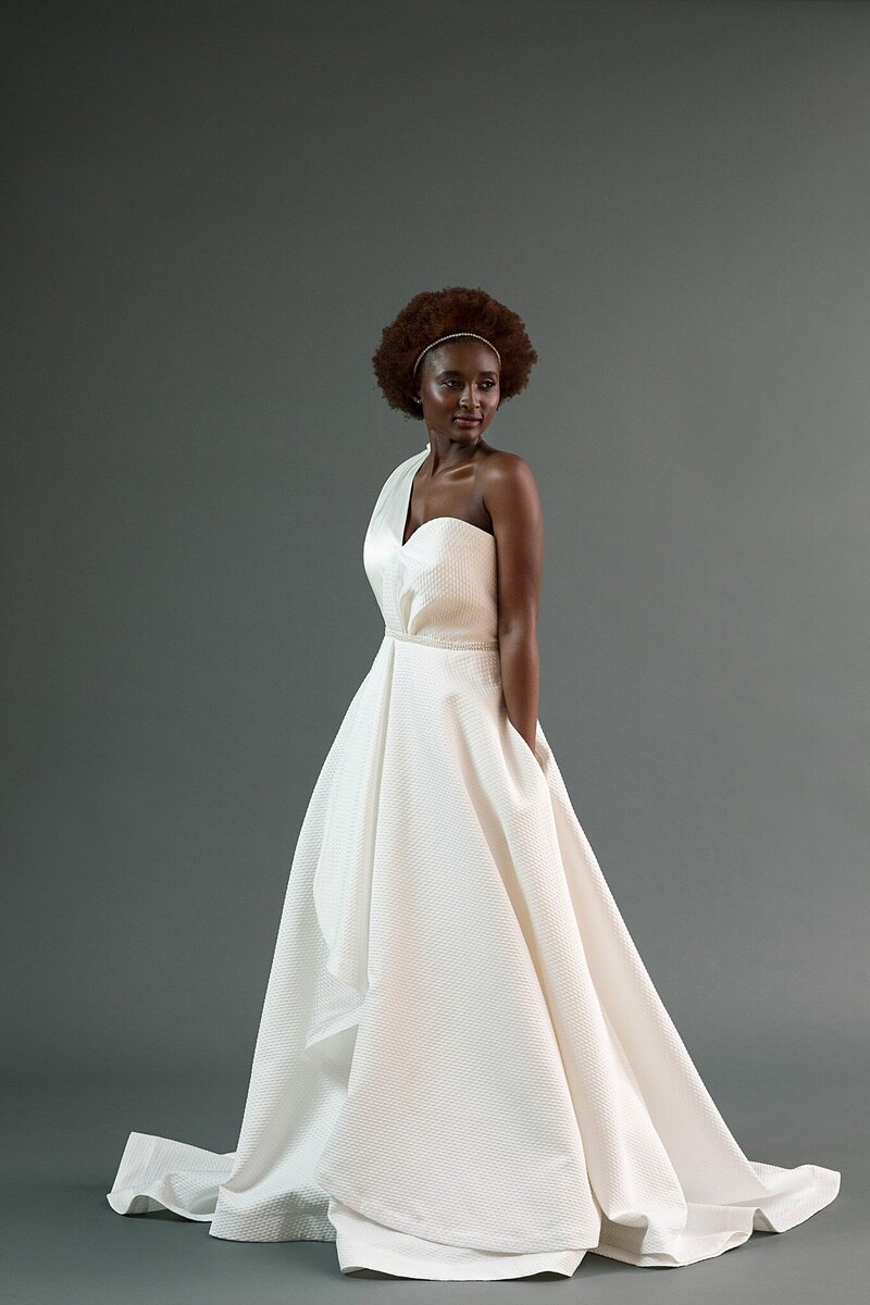 illusion neckline wedding dress