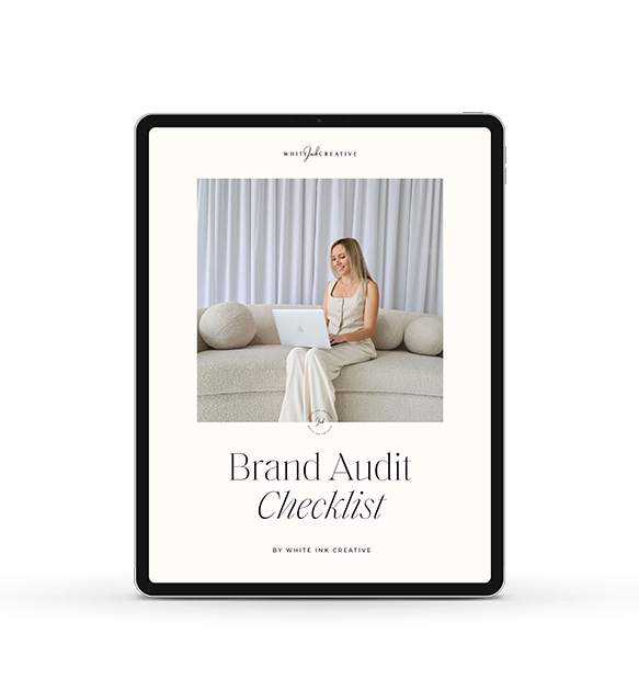 Free Checklist Brand and logo design by White Ink Creative.