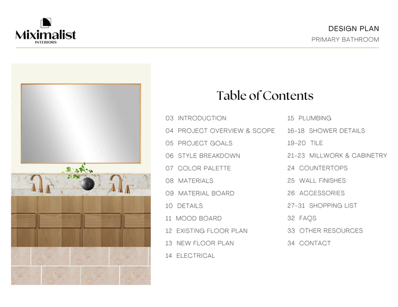 Table of Contents