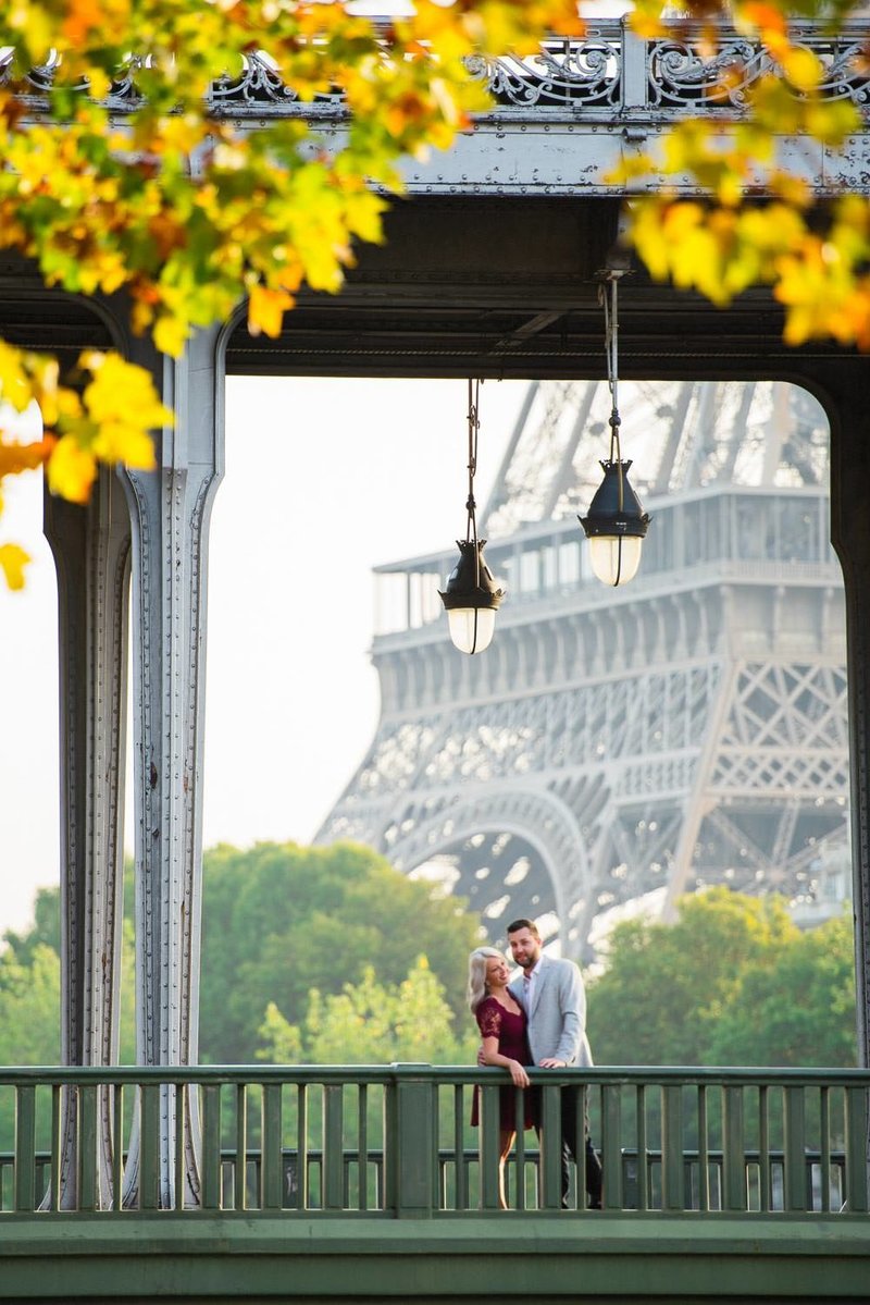 Engagement photoshoot in Paris for Alicia & Josh Oct 17-2