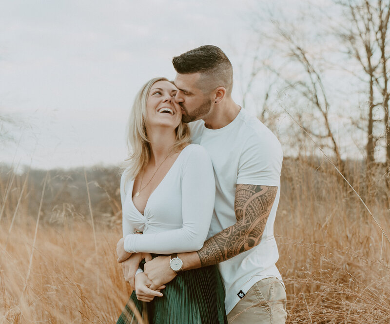 engagement session in Wissahickon Valley Park