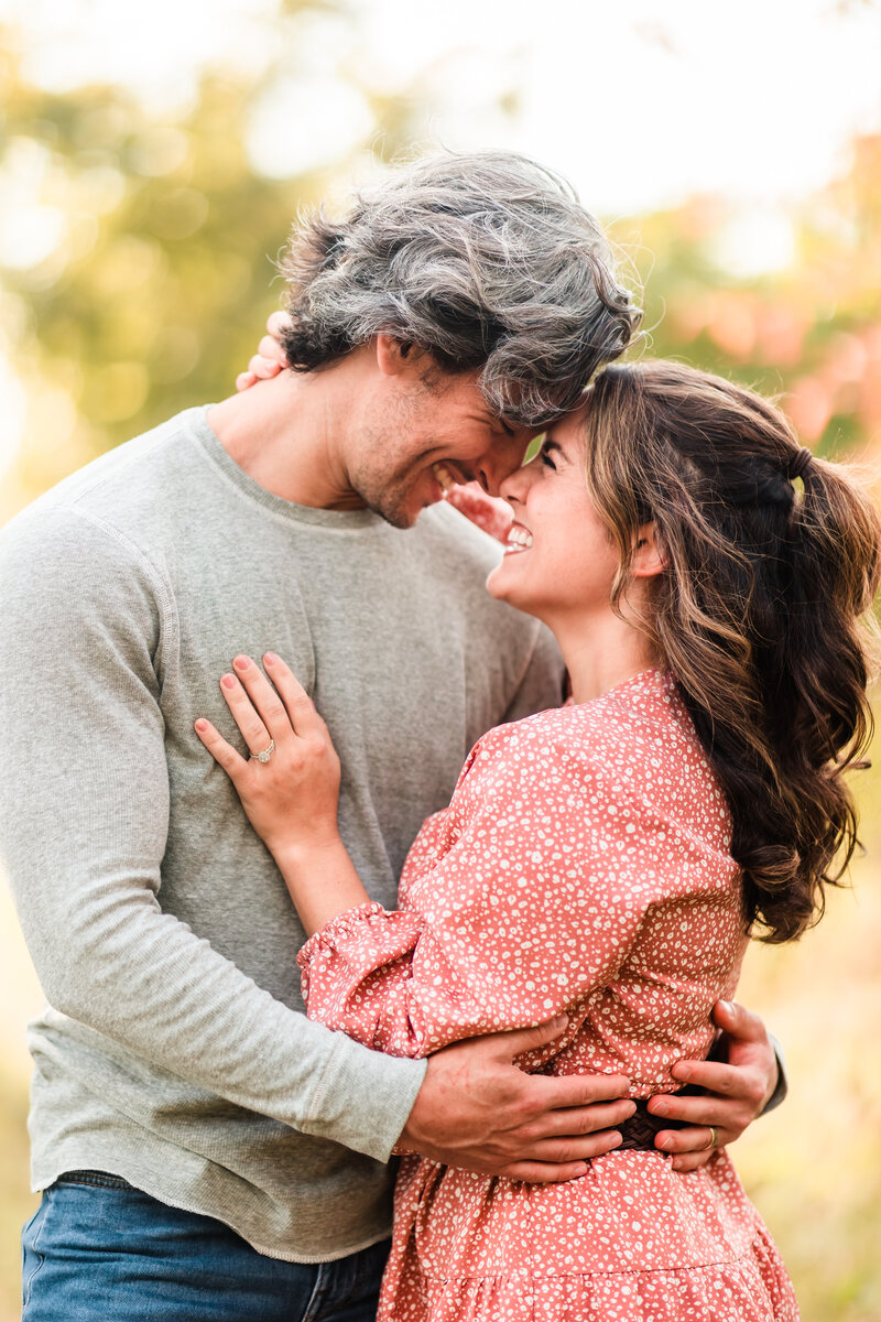 Couple's photo taken in Bloomington-Normal, Illinois