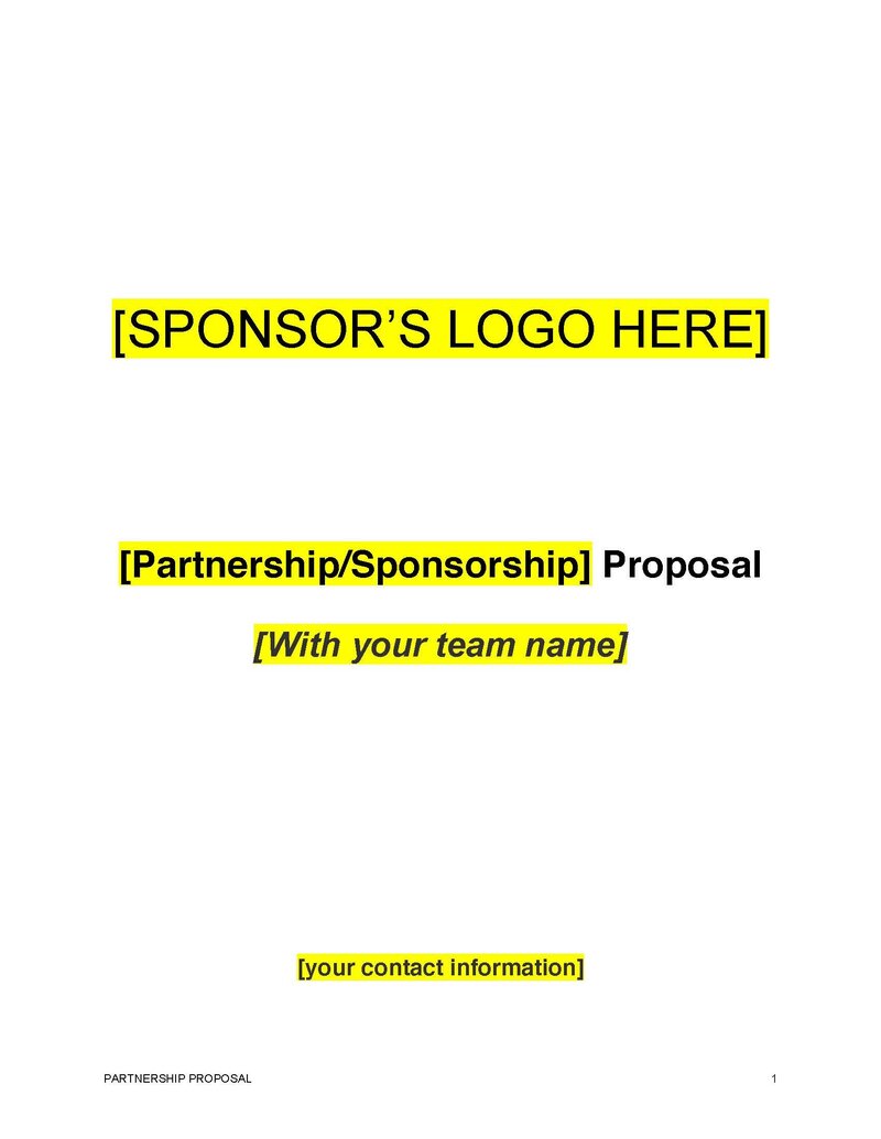 Sponsorship Proposal Template from MMR_Page_1