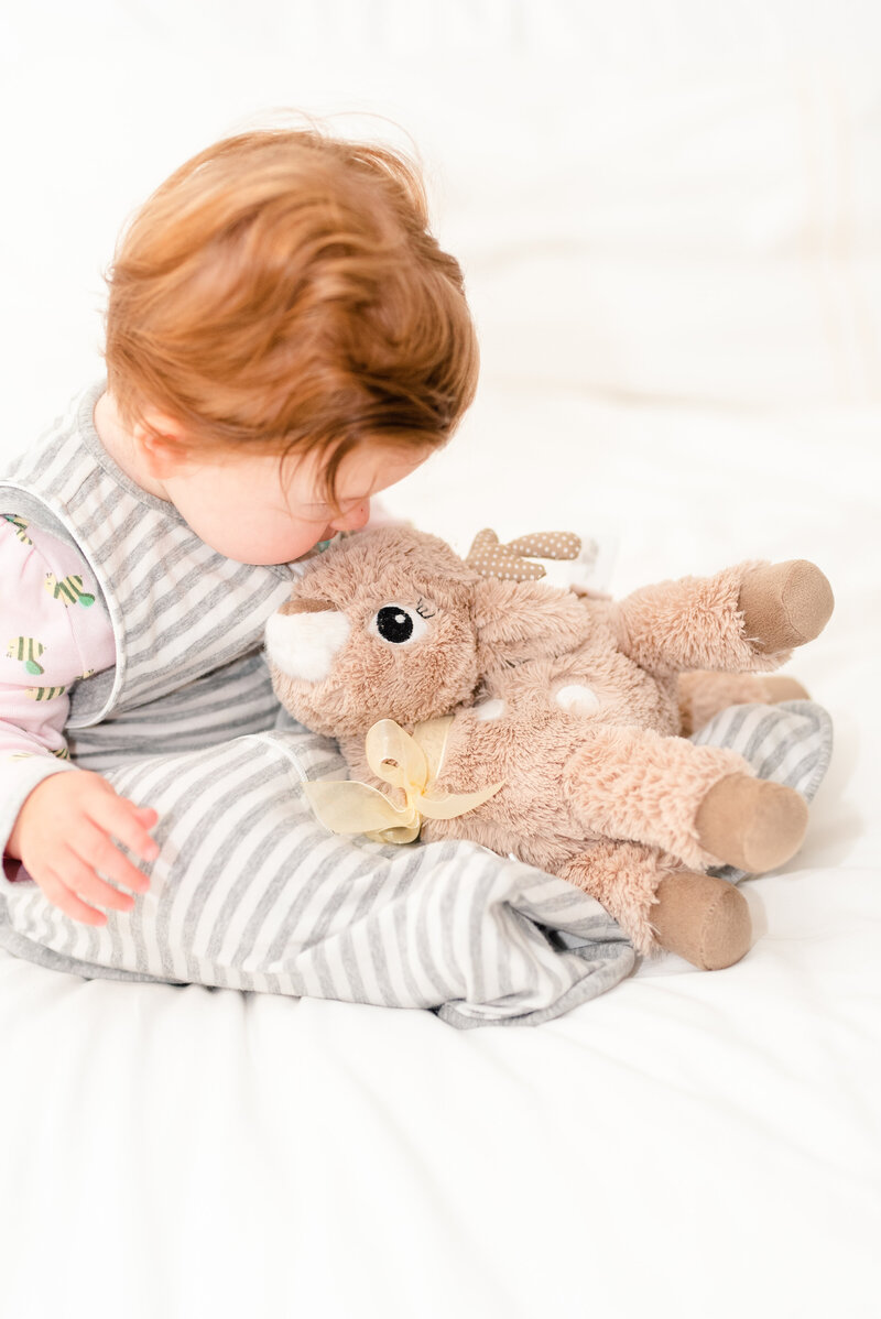 Baby with Stuffed Animal