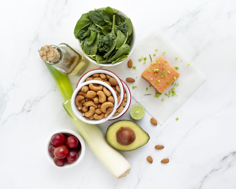 nutritional and healthy food