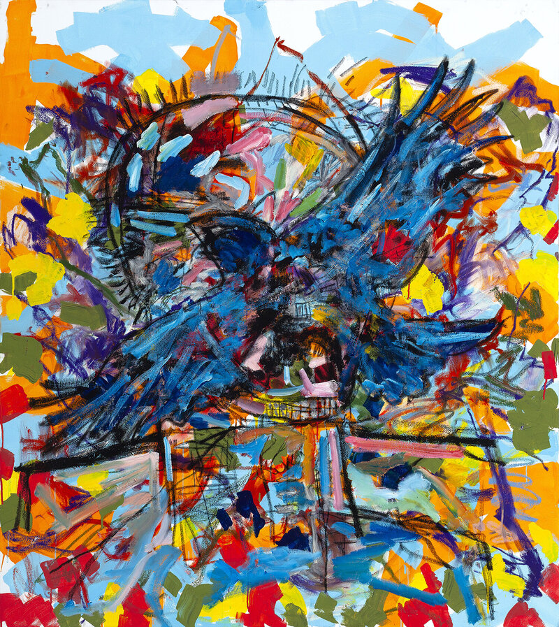 Jordi Mollà Serie HEAVEN 26 2025 Mixed media Canvas.