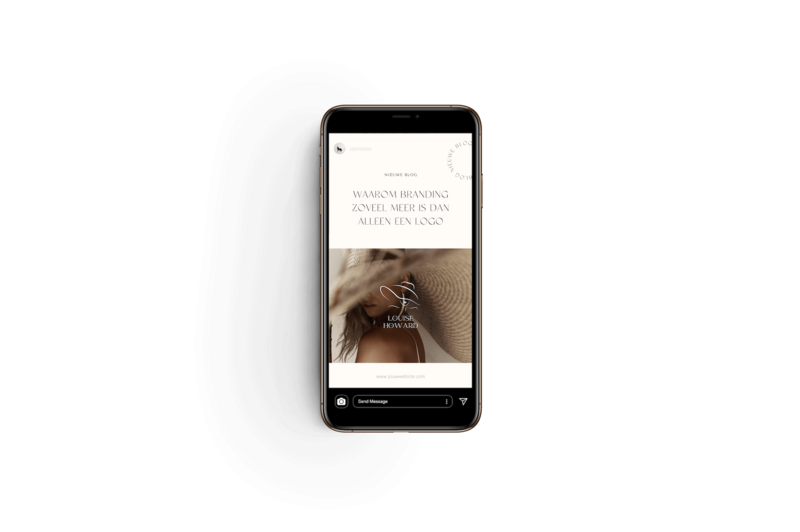Minimalistische Instagram story templates