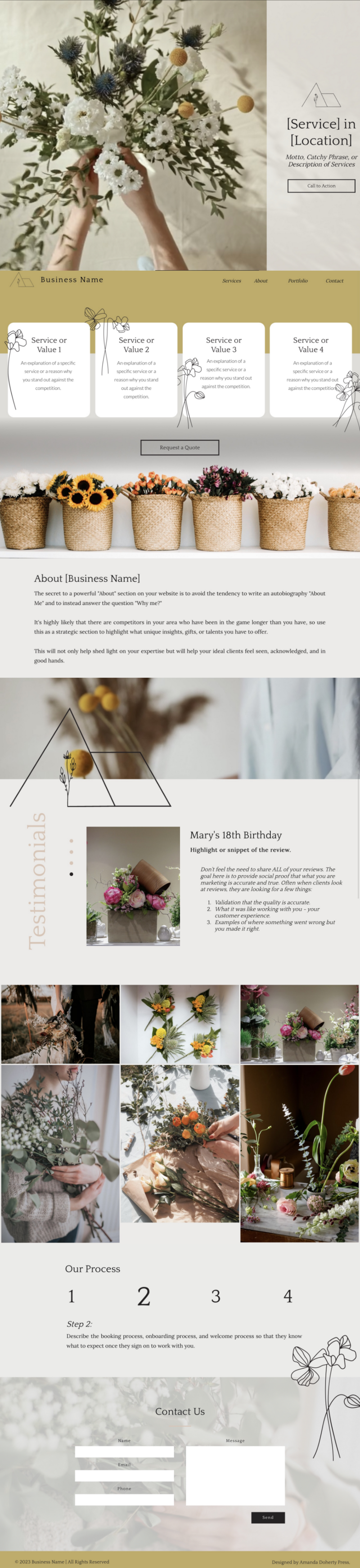 website for florists