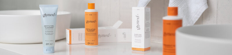 Glymed cleanser products for skincare