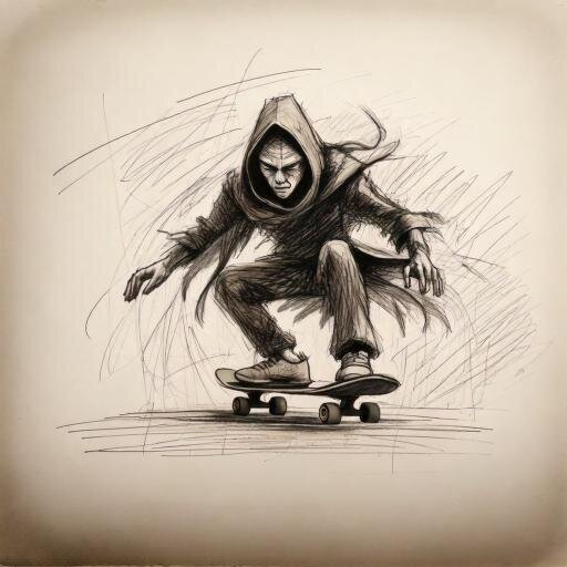 Firefly simple sketch drawing 22982