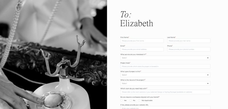A laptop with the contact page of my website open on the screen, showcasing a refined and seamless way to connect.