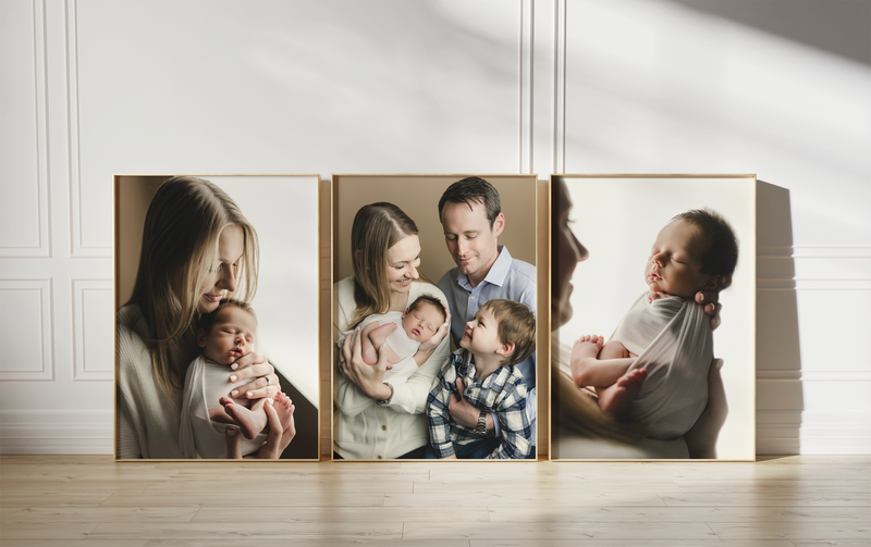 Adorable Denver family with their brand new baby boy