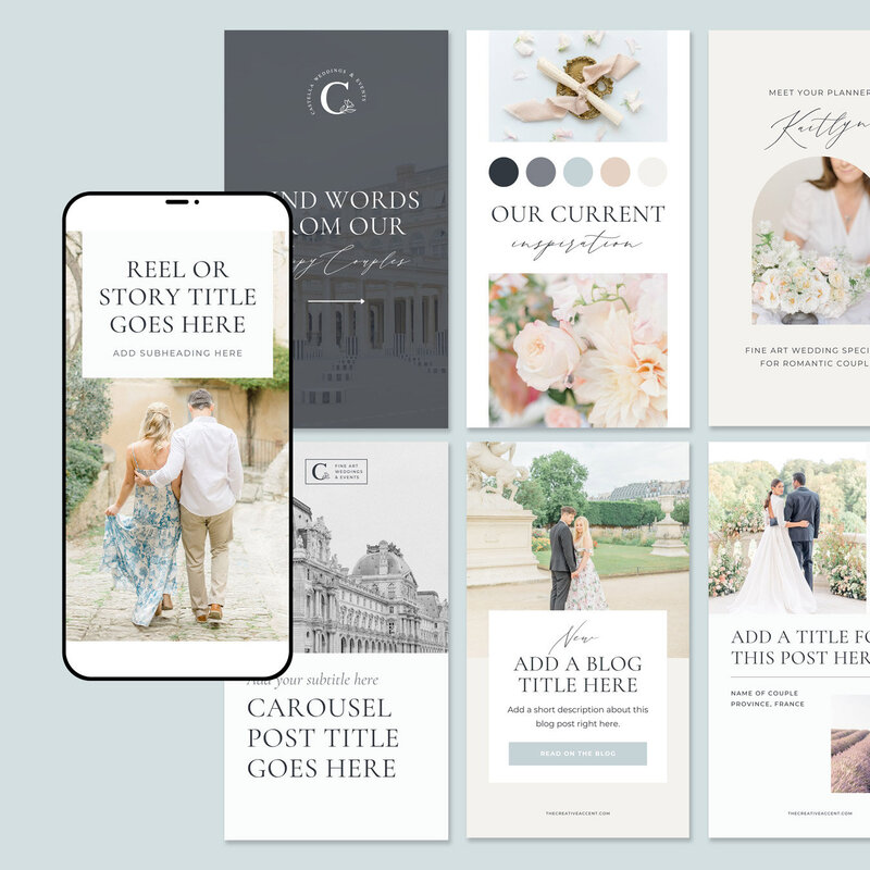 canva social media templates from castella bundle