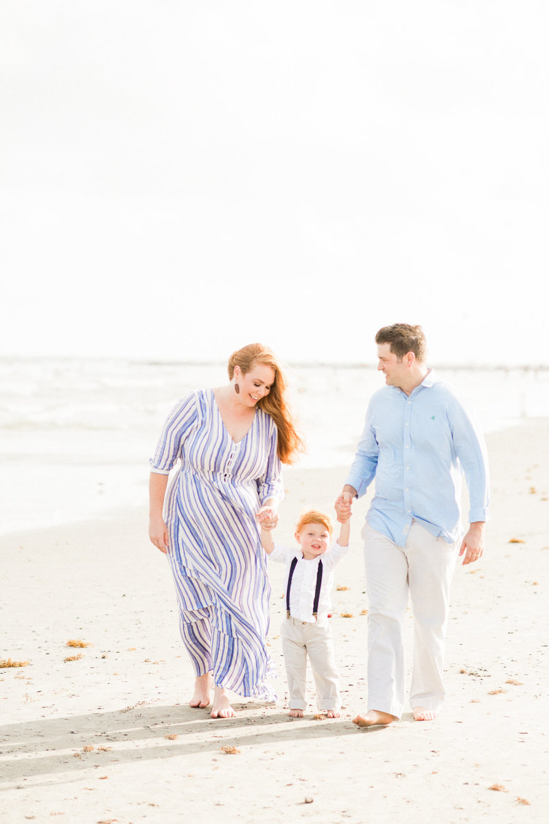 galveston beach family session-1