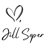 Digital handwritten signature of Jill Soper with a heart above the name, used as a personal touch on the About page of Your Girl Friday LV.