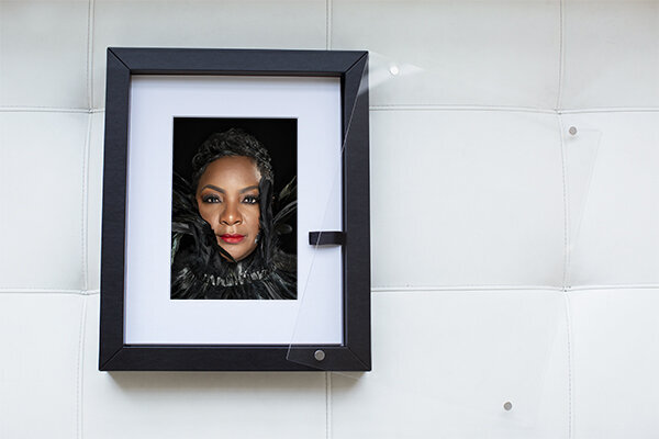 Folio box wedding photo display gift mockup