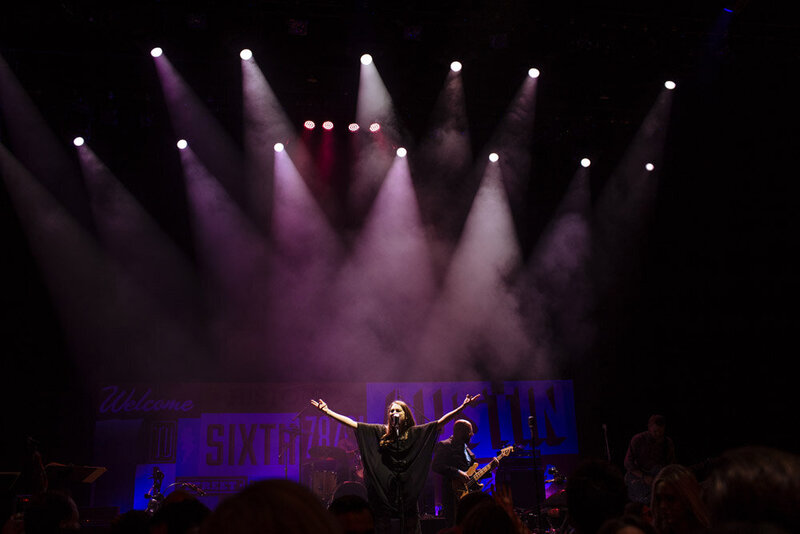 corporate holiday party at the moody theatre