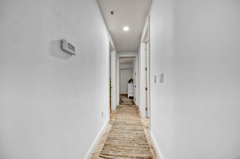 white hallway