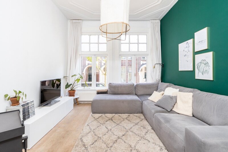 Woonkamer bank tv hoek
