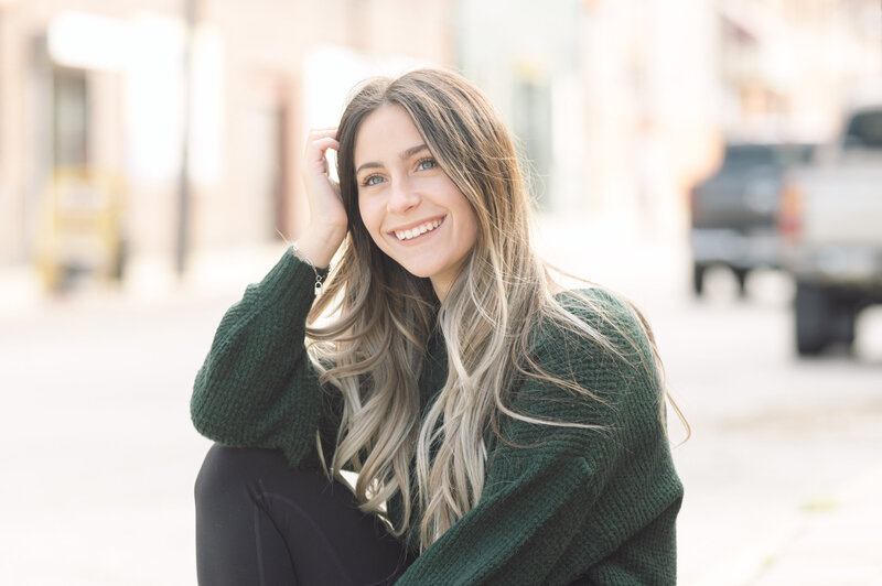 downtown cleveland ohio senior session, mayield high school senior