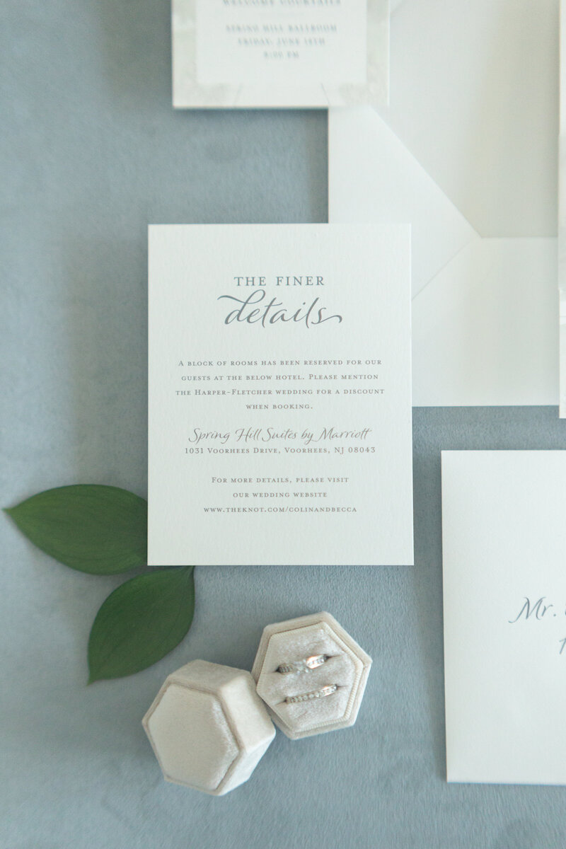 Terra cotta wedding invite