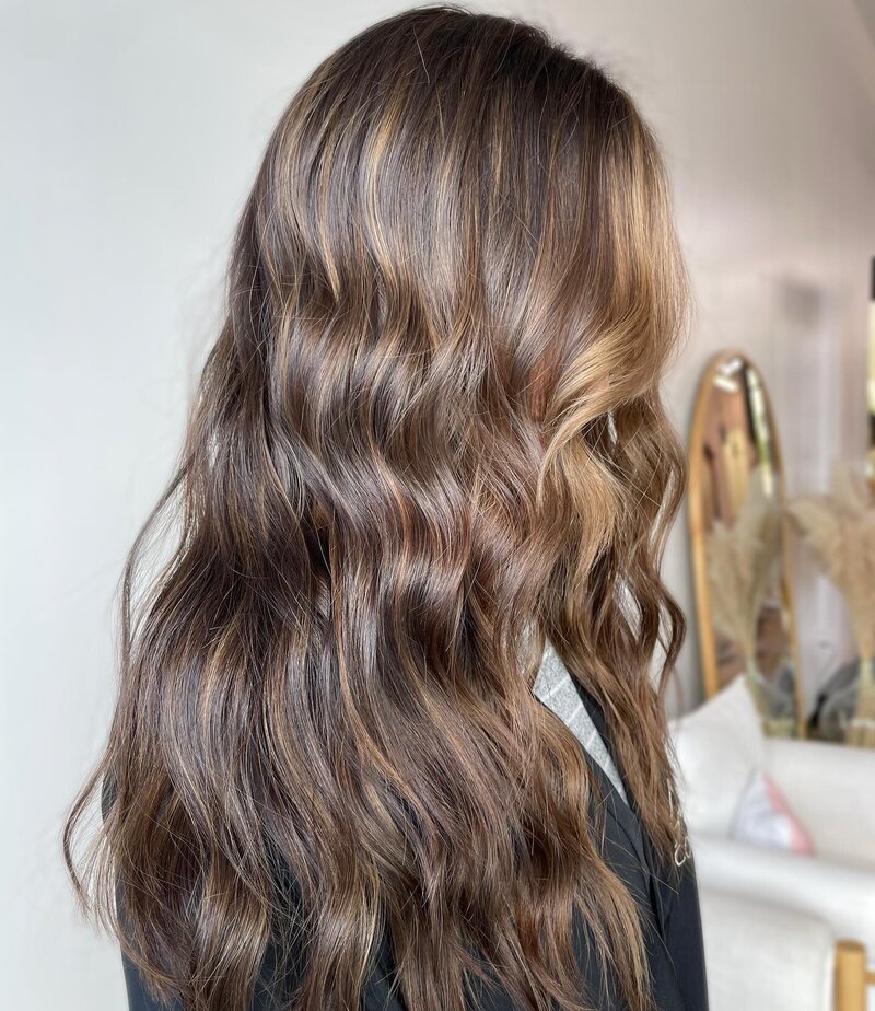 Dimensional Brunette Hair Color by Salt Hair Collective - East Beach Norfolk Hair Salon for Lived in Low Maintenance Color - 11