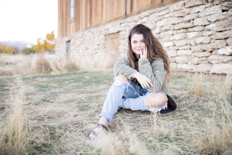 senior photography session in provo canyon