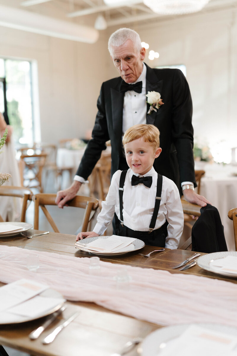 ring bearer with grandpa