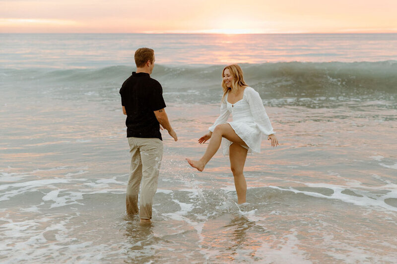 An engagement session in Orange County, California.