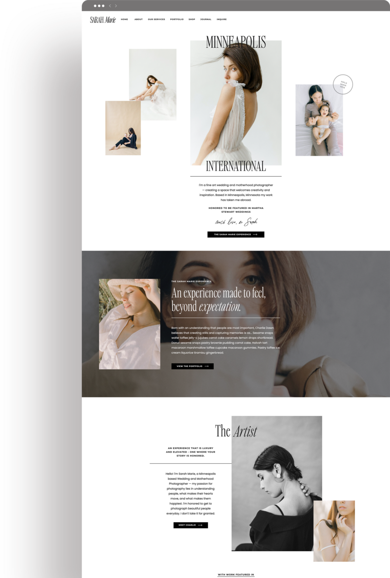 Showit Web Design for Blogger: A Southern Drawl - With Grace and Gold