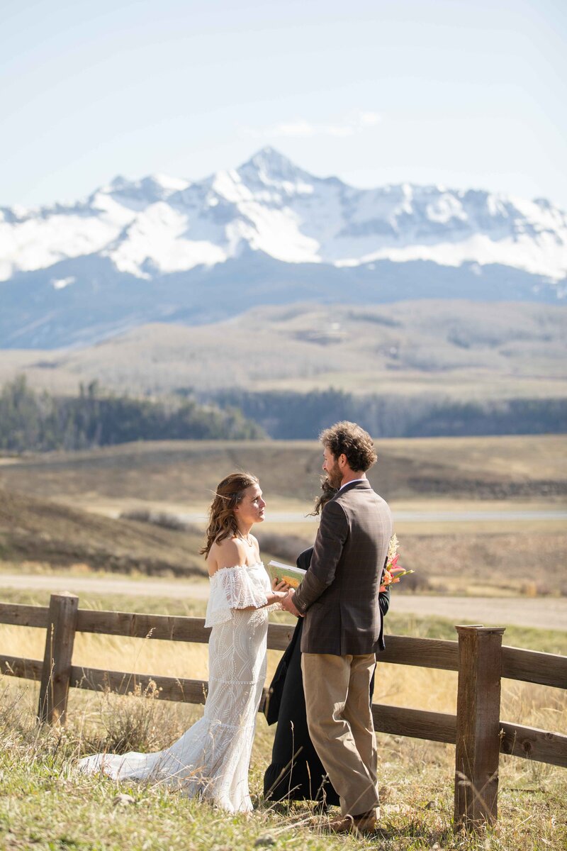 Telluride elopement photographer