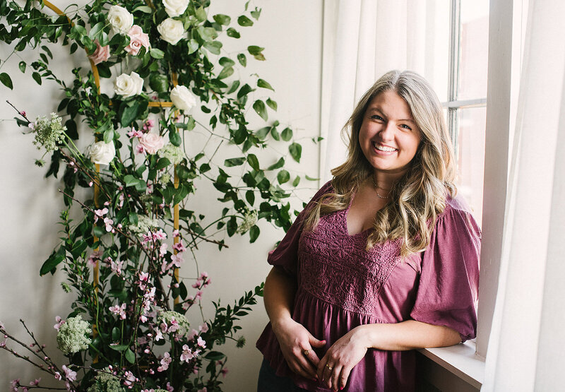 Headshot of Abby McDonald, owner of Abby Grace Florals in Anderson, SC