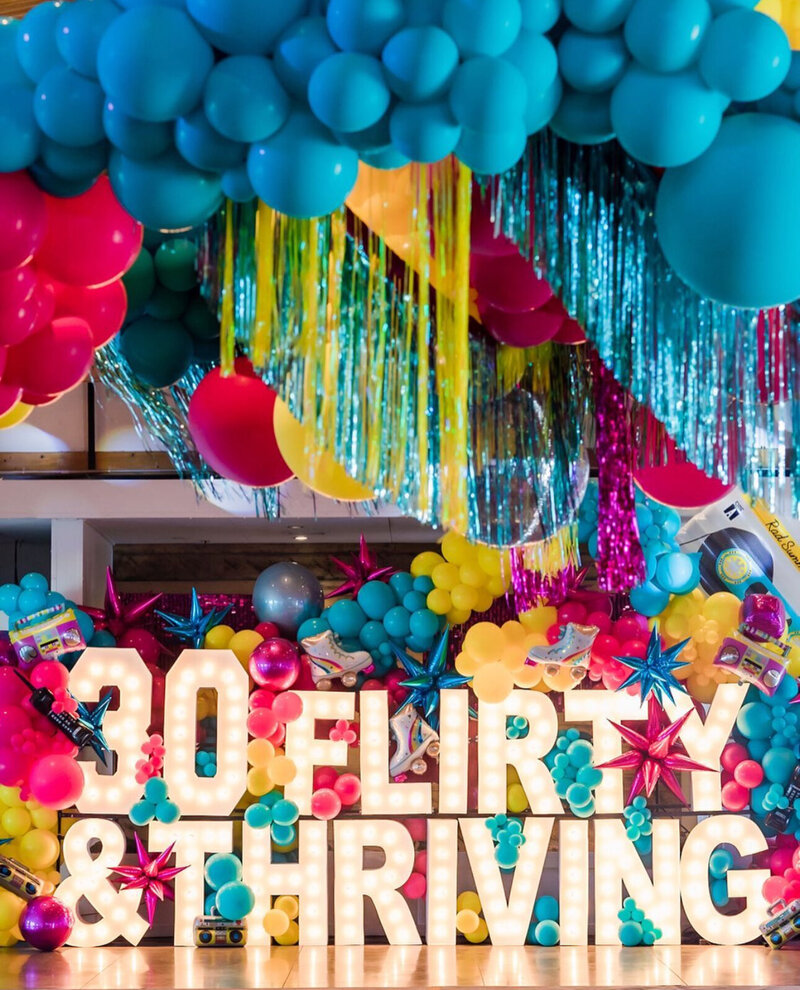 Luxury balloon installation created by The Works Collective’s BalloonWorks division in Los Angeles.