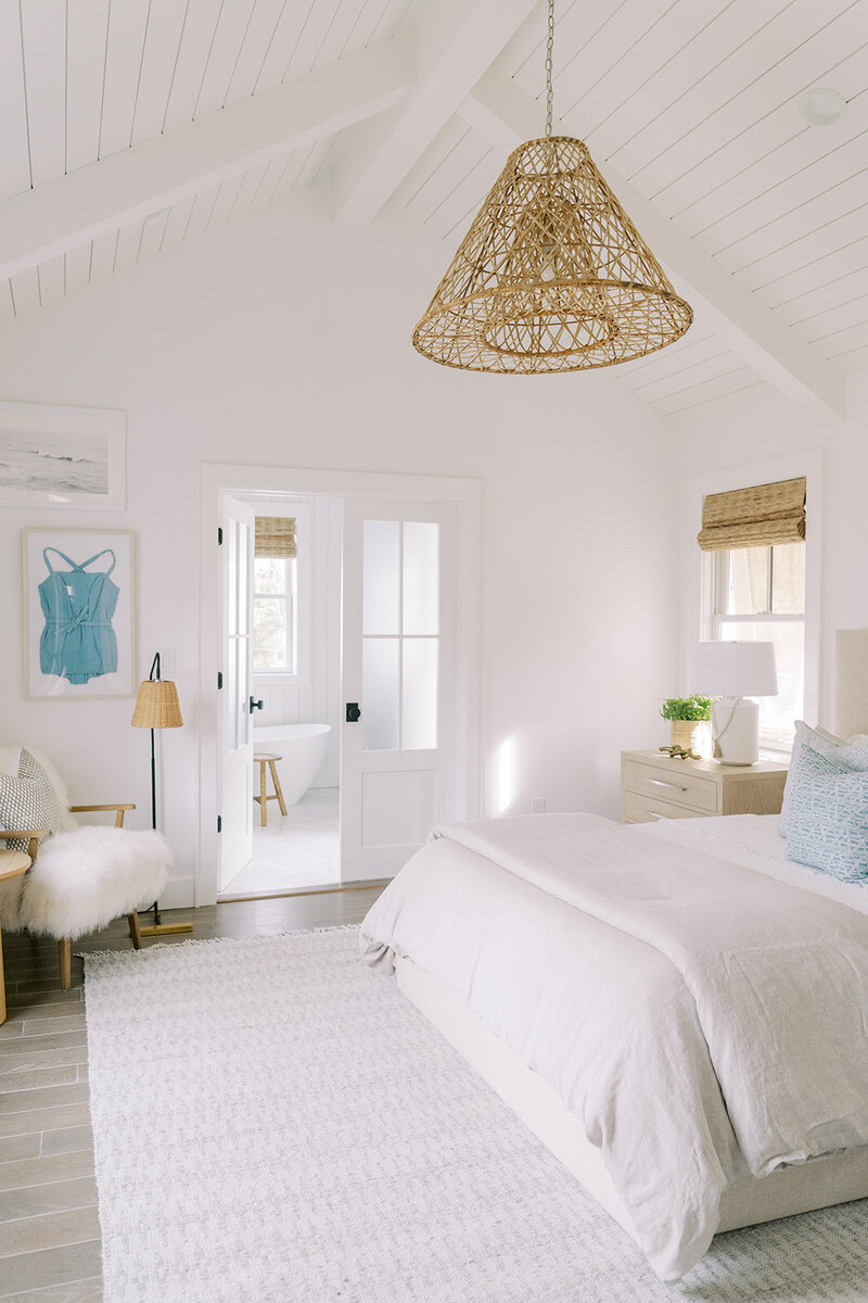 Beautiful coastal interior bedroom