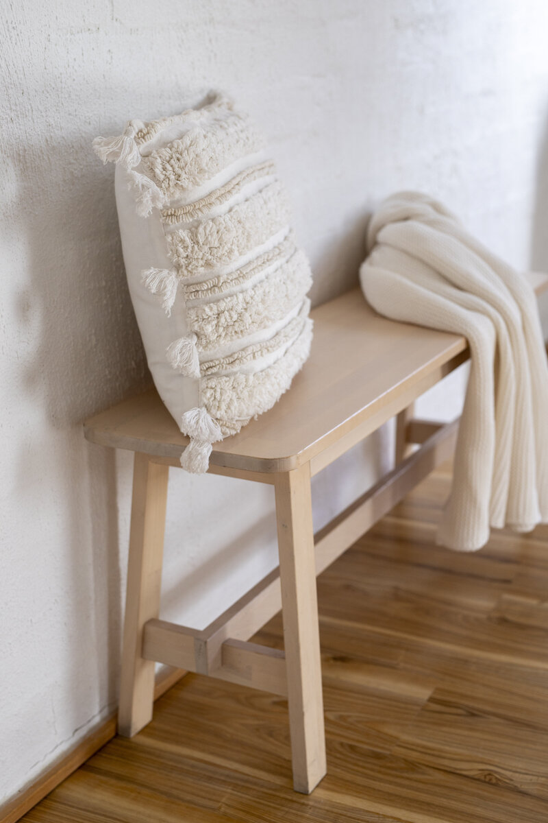 Boutique photography studio in Hawthorn East with timber floors and neutral styling