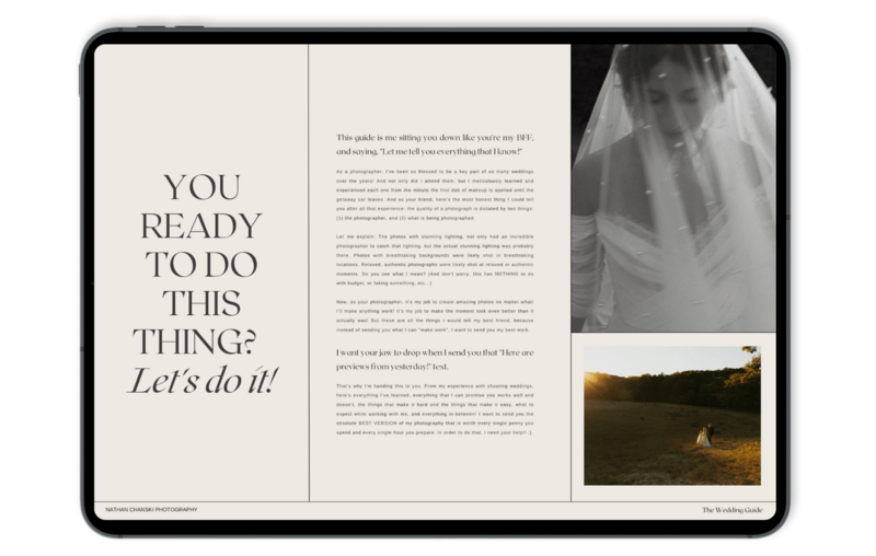 wedding guide ipad 2
