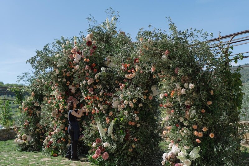 Luxury Yorkshire wedding florist