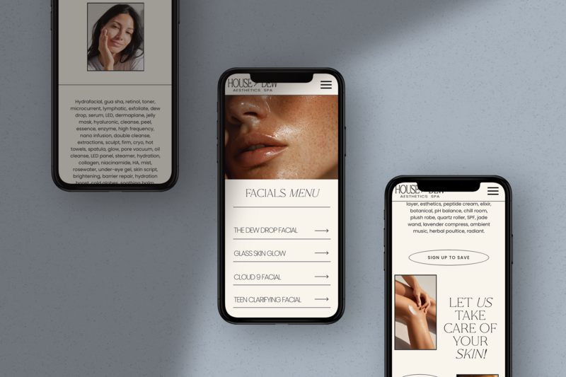 High-converting Showit website template designed for women-led service brands seeking a polished online presence.