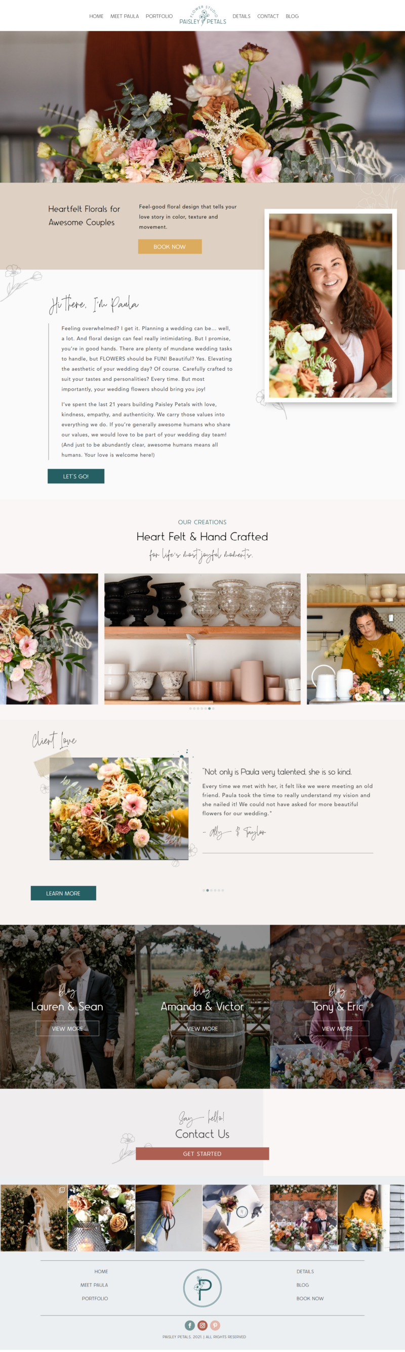 Paisley Petals Home Page