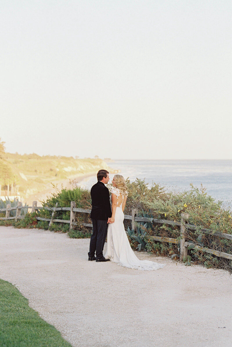 One Couple's Beautiful Winter Wedding in Santa Barbara, California